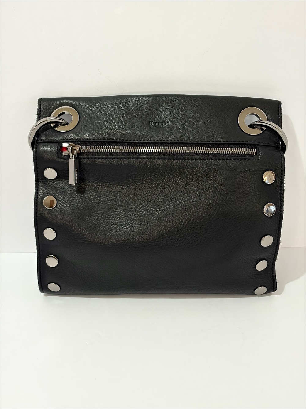 Hammitt Tony Medium Crossbody Bag in Black With Gunmetal Hardware